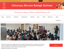 Tablet Screenshot of chinmaya-rdu.org